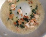 【そばすた】ニンニク香る海老とほうれん草作り方3写真