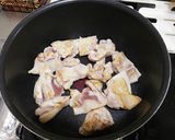 2種類の食感♪鳥と大根と大豆の煮物作り方2写真