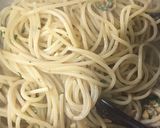 ロックフォールチーズとモクズ蟹のパスタ作り方6写真