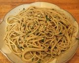 ロックフォールチーズとモクズ蟹のパスタ作り方7写真