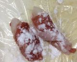 余ったお餅で★照り照り肉巻き餅作り方3写真