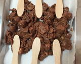 バレンタイン♡3つの食感♪簡単チョコバー作り方3写真