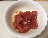 ごま油が隠し味! アボカドマグロ作り方1写真