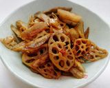 ピリ辛！ゴボウと蓮根のきんぴら作り方6写真