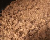 ごはんのお供に‼︎ひき肉と舞茸の味噌炒め作り方3写真