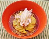 牡蠣好きにはたまらない♪牡蠣天蕎麦作り方4写真