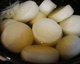 節約＊水出汁＋めんつゆで簡単！ツナ大根煮作り方2写真