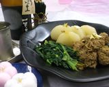 蕪と金沢春菊、たらこの煮付け作り方6写真