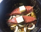 鮭とキノコのバター炊き込みご飯作り方2写真