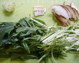 レンジで簡単2分！無限水菜丼作り方1写真