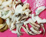 まるごとイカの炒め物作り方1写真