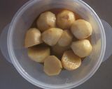レンジで簡単☆里芋の胡麻煮っころがし。作り方4写真