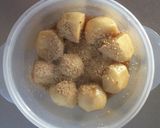 レンジで簡単☆里芋の胡麻煮っころがし。作り方5写真