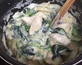 ランチに♪ ほうれん草とササミのグラタン作り方7写真