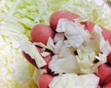 キャベツと卵でふわとろチーズもんじゃ風♡作り方1写真