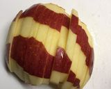 りんごの飾り切り作り方2写真
