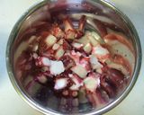 胡麻油香る✿タコとぷちぷちキヌアの葱和え作り方3写真
