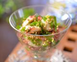胡麻油香る✿タコとぷちぷちキヌアの葱和え作り方9写真