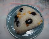 黒豆甘煮と胡桃☆柚子香るおにぎり作り方4写真