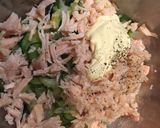 ナッツ入り野菜とチキンのサラダ作り方3写真