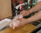 ★ダッチオーブン 丸鶏 スタッフドチキン作り方1写真