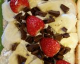 パリパリチョコ入り　フルーツサンドイッチ作り方1写真