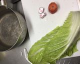 白菜と金時にんじんのコンソメスープ作り方1写真