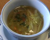 白菜と金時にんじんのコンソメスープ作り方4写真