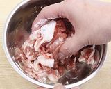ちょいピリッ♪小松菜と豚肉の白だし炒め作り方1写真