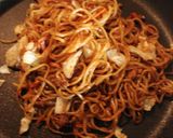 焼そば✿お揚げ巻き作り方4写真