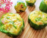 お花みたい可愛い♡ピーマンカップの卵焼き作り方4写真