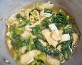 青菜の煮物作り方6写真