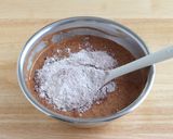 チョコとオレンジのケーキ作り方4写真