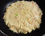簡単!ヘルシー豆腐お好み焼き焼作り方2写真