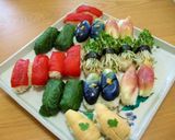 ヘルシー！野菜づくしの握り寿司☆作り方12写真