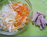簡単！白菜生姜たっぷり和風パスタ作り方1写真
