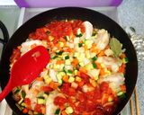 りんごの豚巻き、野菜たっぷりトマトソース作り方3写真
