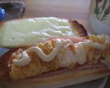 ハムと卵とチーズのホットサンド♪作り方4写真