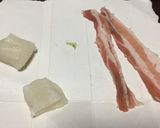 餅とお肉のコラボ作り方1写真