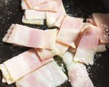 キャベツとベーコンの満足クリームパスタ♪作り方5写真