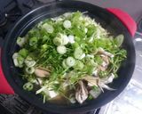 ネギたっぷり最後まで美味しい鶏塩鍋作り方6写真