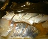 お刺身(大アジ)の昆布〆作り方1写真
