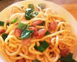うどんDeナポリタン作り方5写真