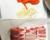 冷蔵庫にある野菜で甘辛ニンニク炒め。作り方2写真