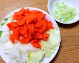 魚介お野菜たっぷり♡旨辛豆乳韓国風スープ作り方1写真