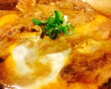 幸せ絶品♡牛肉の半熟卵とじ∞すき焼き風味作り方4写真