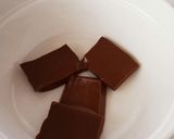 簡単！レンジで湯煎　とろーりチョコ☆作り方2写真