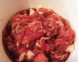 かぶと豚肉の簡単ガーリックマーガリン炒め作り方1写真