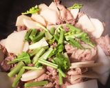 かぶと豚肉の簡単ガーリックマーガリン炒め作り方5写真