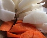 にんじん 大根 りんごの酢の物作り方1写真